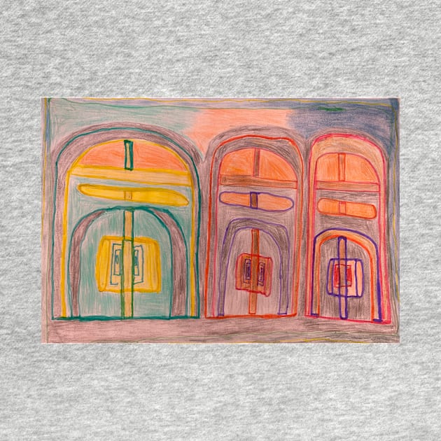 Arched Doorways Colourful Designs by PodmenikArt